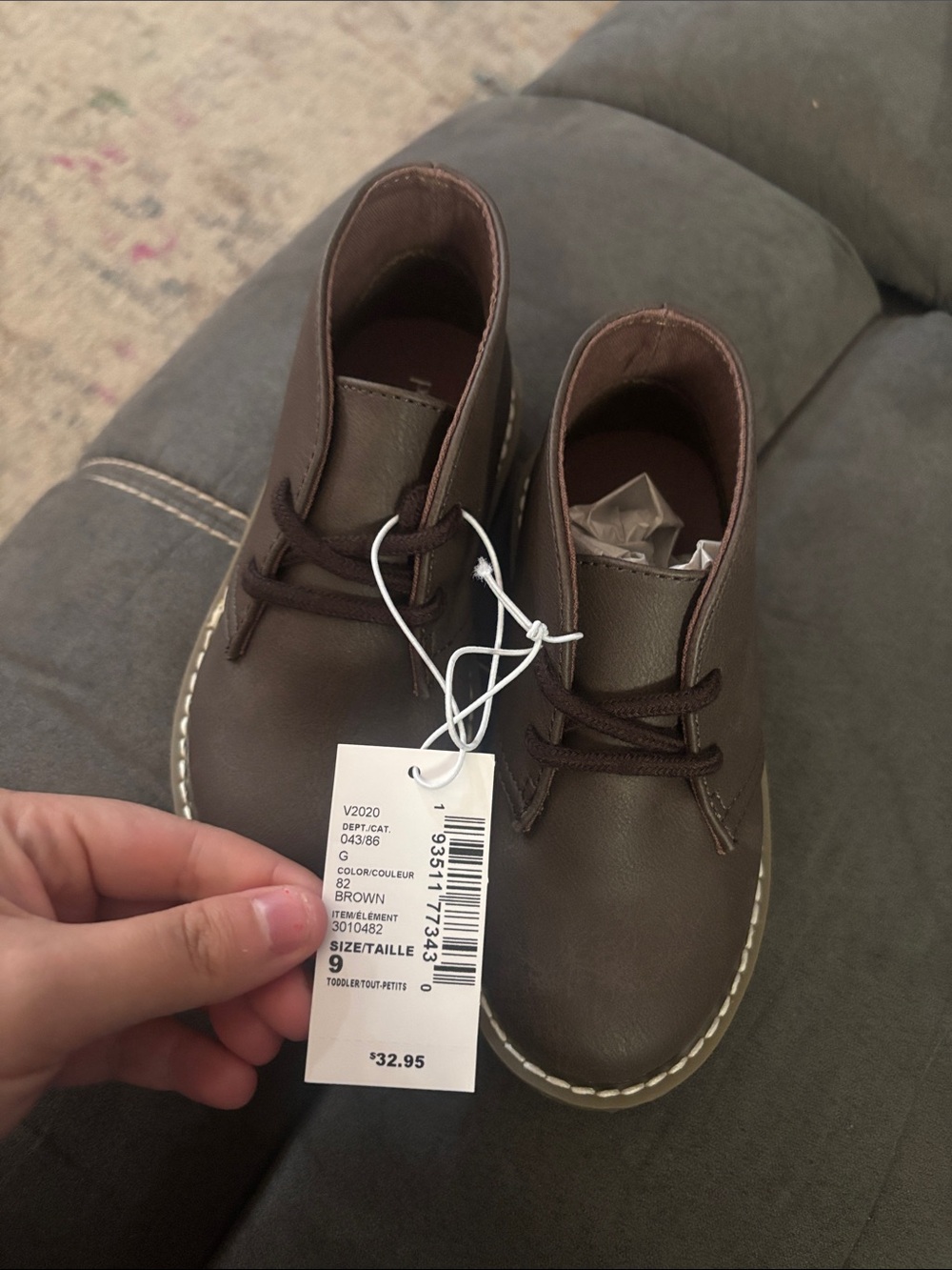 Children’s place boys size 9 toddler boots - Picture 4 of 7